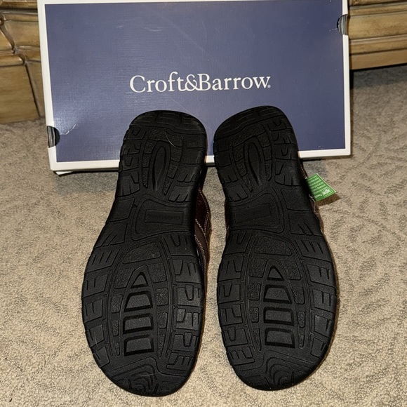 Croft & Barrow Men's Brown Sandals - Picture 4 of 6